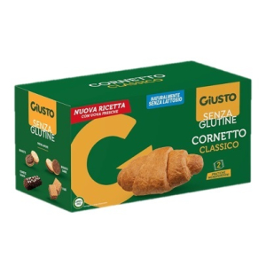 Giusto senza glutine cornetti vuoti 2 pezzi da 50 g