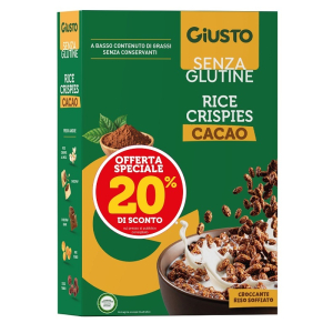 Acquista Online giusto senza glutine rice crispies cacao 200 g e Cerca il miglior prezzo