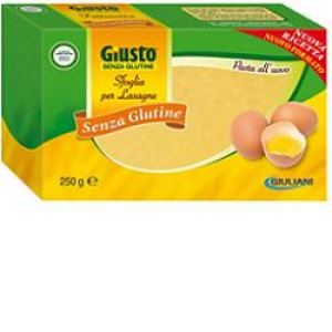 giusto senza glutine sfoglia per lasagne bugiardino cod: 900234384 
