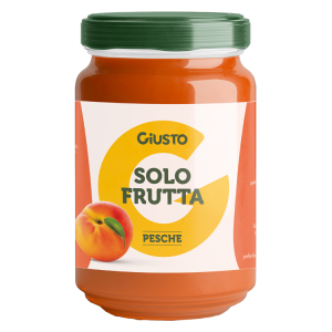Acquista Online giusto solo frutta confettura pesche 220 g e Cerca il miglior prezzo
