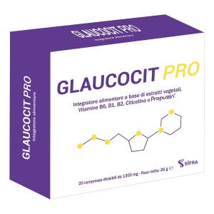 Glaucocit pro integratore per la vista e la circolazione sanguigna 20 compresse divisibili