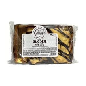 Gli artigianali chiacchiere al cioccolato 150 g
