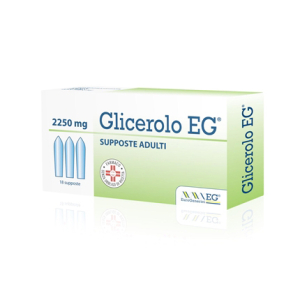 glicerolo eg adulti 18 supposte 2250mg bugiardino cod: 035336039 