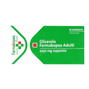 glicerolo farmakopea 18 supposte 2250 mg bugiardino cod: 031141031 