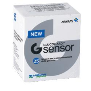 glucocard g sensor 25 strisce bugiardino cod: 903529788 