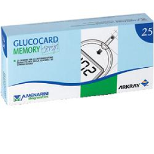 glucocard memory strips 25 strisce bugiardino cod: 909951978 