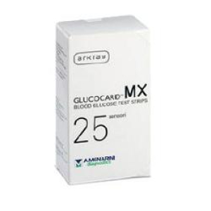 glucocard mx blood glucose25 pezzi bugiardino cod: 931154518 