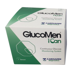 Glucomen ican sistema monitoraggio continuo glucosio con sensore e trasmettitore