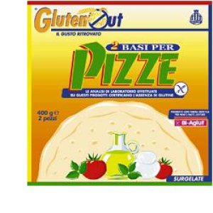 glutenout pizza base surg 2 pezzi bugiardino cod: 900331048 