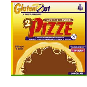 glutenout pizza crema giand 2 pezzi bugiardino cod: 900331075 