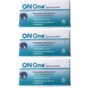 Acquista Online gocce oculari onone monodose sterili 10x0,5 ml pipette monodose e Cerca il miglior prezzo