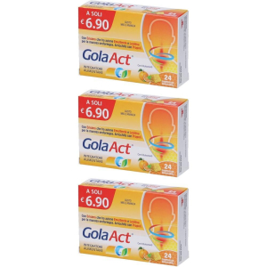 Acquista Online gola act miele arancia 24 compresse orosolubili 3x24 pz e Cerca il miglior prezzo