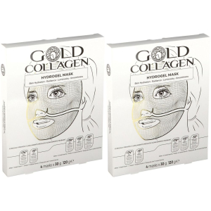 Acquista Online gold collagen® hydrogel mask set da 2 2x4 pz maschera viso e Cerca il miglior prezzo