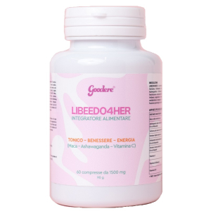 Acquista Online goodere libeedo 4 her 90 g – integratore per energia e desiderio femminile 60 compresse e Cerca il miglior prezzo