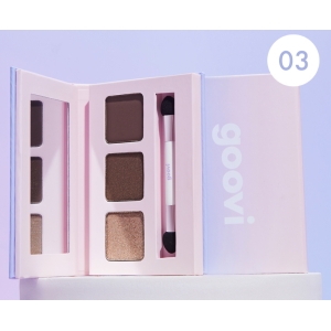 Goovi Easy On Me Palette Ombretti 3 Colori - 03 Glamour On The Go 3 g