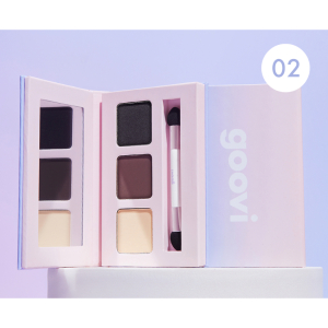 Goovi Easy On Me Palette Ombretti 3 Colori Tonalità 02 1 Pezzo Make Up