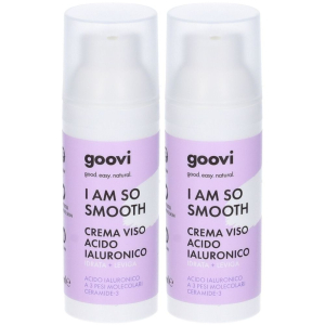 Acquista Online goovi i am so smooth crema viso acido ialuronico set da 2 2x50 ml crem e Cerca il miglior prezzo
