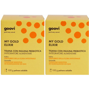 Acquista Online goovi tisana digestione e gonfiore my gold elixir set da 2 2x100 g tè e Cerca il miglior prezzo
