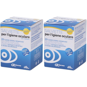Acquista Online gr farma salviette per l'igiene oculare 2x20x1,2 ml e Cerca il miglior prezzo