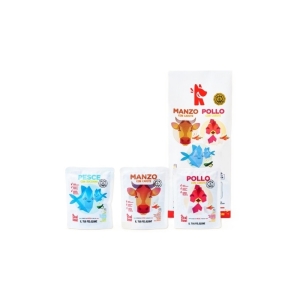 Acquista Online Grain free mix manzo pollo pesce -7 bustine da 150 gr alimento completo per cani e Cerca il miglior prezzo