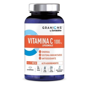 Acquista Online Granions by somatoline vitamina c liposomiale 1000 mg 60 compresse senza glutine e Cerca il miglior prezzo