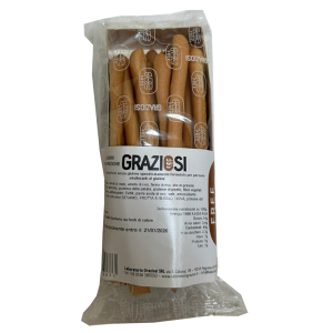 Graziosi friabilissimi grissini senza glutine 120 grammi