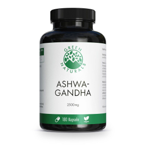 Acquista Online green naturals® ashwagandha 2500 mg ad alta concentrazione vegano 180 e Cerca il miglior prezzo