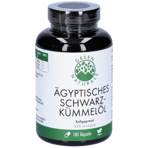 Acquista Online green naturals® olio di cumino nero egiziano vegano 180 pz capsule e Cerca il miglior prezzo