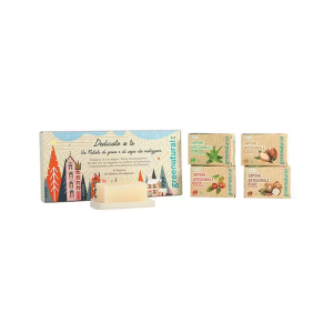 Greenatural dedicato a te - box saponette di natale 4pz