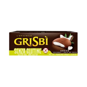 Acquista Online Grisbi' cocco senza glutine biscotti ripieni al cocco per dieta senza glutine 150 g e Cerca il miglior prezzo