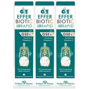 Acquista Online gse efferbiotic rapid 20 compresse 3x84 g e Cerca il miglior prezzo