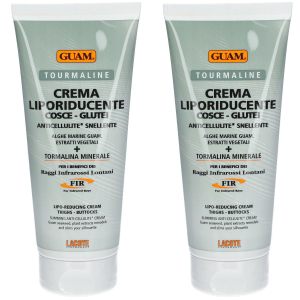 Acquista Online guam® crema liporiducente tourmaline cosce e glutei 2x200 ml e Cerca il miglior prezzo