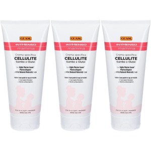 Acquista Online guam crema specifica cellulite gambe e glutei inthenso mamma 3x200 ml e Cerca il miglior prezzo