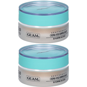 Acquista Online guam crema viso rimpolpante con astaxantina da alghe 2x50 ml e Cerca il miglior prezzo