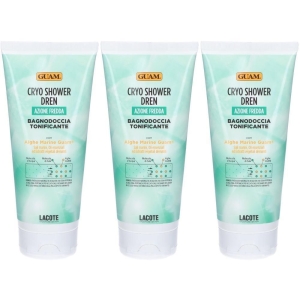 Acquista Online guam® cryo shower dren bagnodoccia tonificante 3x200 ml e Cerca il miglior prezzo