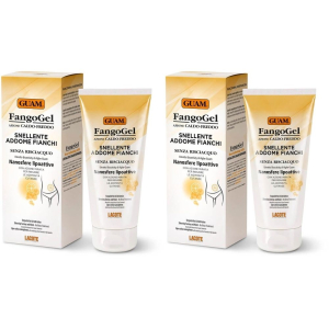 Acquista Online guam® fangogel snellente addome fianchi set da 2 2x150 ml gel e Cerca il miglior prezzo