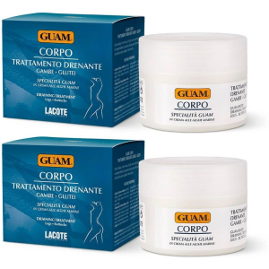 Acquista Online guam® trattamento drenante gambe-glutei set da 2 2x200 ml crema e Cerca il miglior prezzo