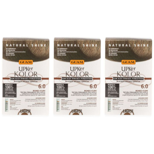 Acquista Online guam® upker kolor tinta capelli biondo scuro intenso 6.0 idf set da 3 e Cerca il miglior prezzo