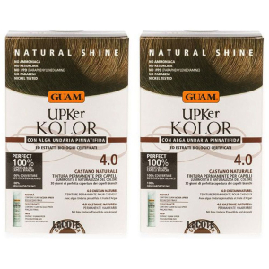 Acquista Online guam® upker kolor tinta capelli castano naturale 4.0 idf set da 2 2x14 e Cerca il miglior prezzo