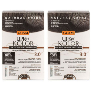Acquista Online guam® upker kolor tinta capelli castano scuro 3.0 idf set da 2 2x140 m e Cerca il miglior prezzo