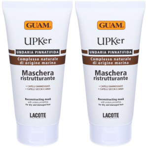 Acquista Online guam® upker maschera ristrutturante capelli set da 2 2x150 ml balsamo e Cerca il miglior prezzo