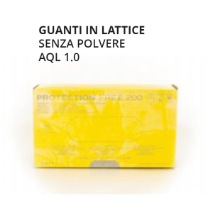 guanti lattice s/polv l 100 pezzi bugiardino cod: 971970215 