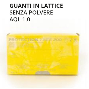 guanti lattice s/polv m 100 pezzi bugiardino cod: 971970227 