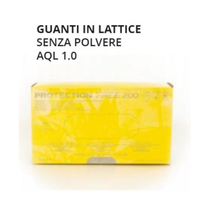 guanti lattice s/polv s 100 pezzi bugiardino cod: 971970239 