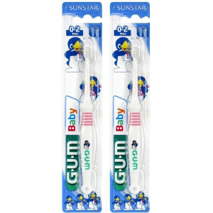 Acquista Online gum® baby spazzolino set da 2 2x1 pz denti e Cerca il miglior prezzo