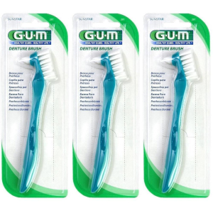 Acquista Online gum® denture brush 3x1 pz spazzolino da denti e Cerca il miglior prezzo