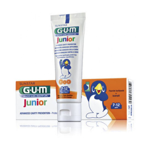 gum junior dentifricio bambini 7/12 fluoro bugiardino cod: 930007392 