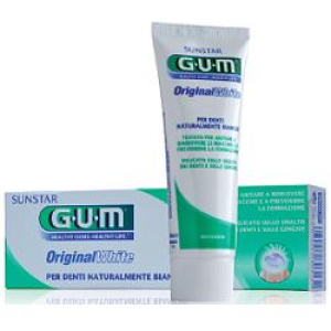 gum original white dentifricio 75 ml bugiardino cod: 904396367 
