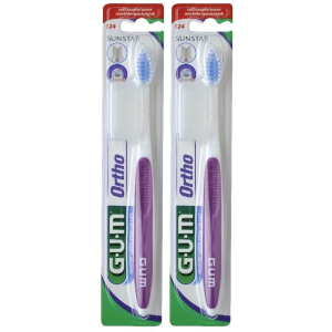 Acquista Online gum ortho® spazzolino ortodontico set da 2 pz denti e Cerca il miglior prezzo