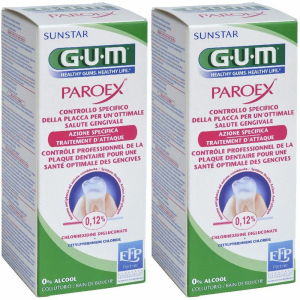 Acquista Online gum® paroex® collutorio set da 2 2x300 ml collutorio e Cerca il miglior prezzo